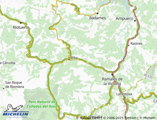 Kaart MICHELIN Lastras - ViaMichelin