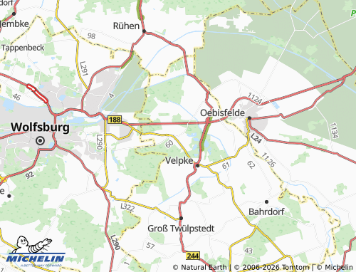MICHELIN Danndorf map - ViaMichelin