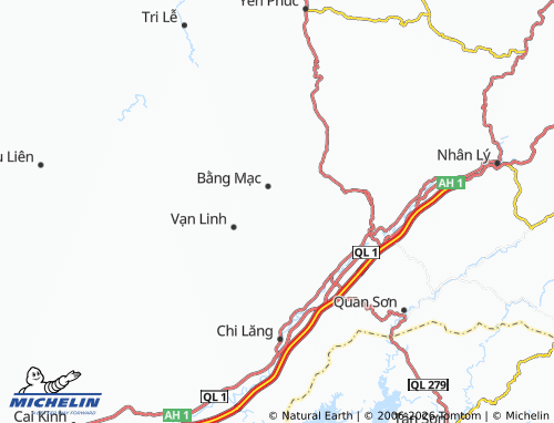Mapa MICHELIN Hòa Bình - ViaMichelin