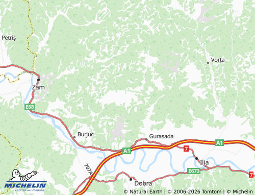Carte MICHELIN Runcșor - ViaMichelin