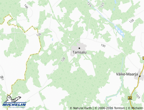 MICHELIN Kaeva map - ViaMichelin