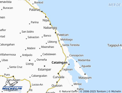 MICHELIN-Landkarte Santa Teresita - ViaMichelin