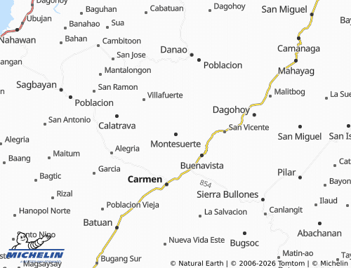 MICHELIN Montesuerte map - ViaMichelin