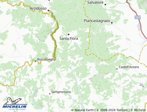 Kaart MICHELIN Selva - ViaMichelin