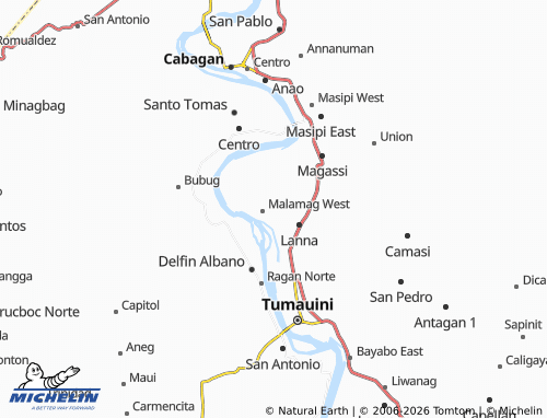 MICHELIN Malamag East map - ViaMichelin