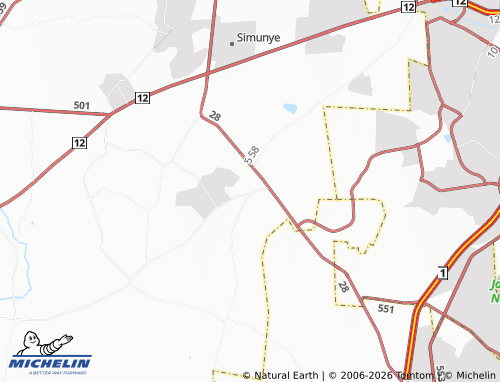 MICHELIN-Landkarte Modderfontein - ViaMichelin