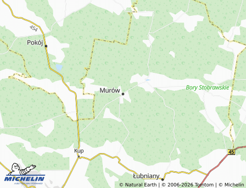 Mapa MICHELIN Murów - ViaMichelin