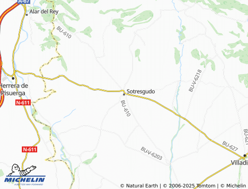 MICHELIN Sotresgudo map - ViaMichelin