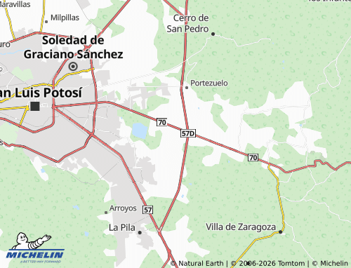 Mappa MICHELIN San Nicolás de Jassos - ViaMichelin