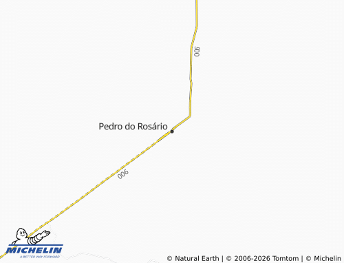 Mapa MICHELIN Pedro do Rosário - ViaMichelin