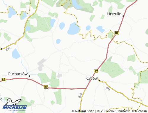 MICHELIN Zaróbka map - ViaMichelin