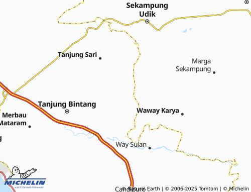 MICHELIN Tanjung Harapan map - ViaMichelin