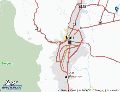 MICHELIN Santa Bárbara map - ViaMichelin
