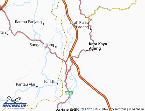 MICHELIN Arisan Buntal map - ViaMichelin