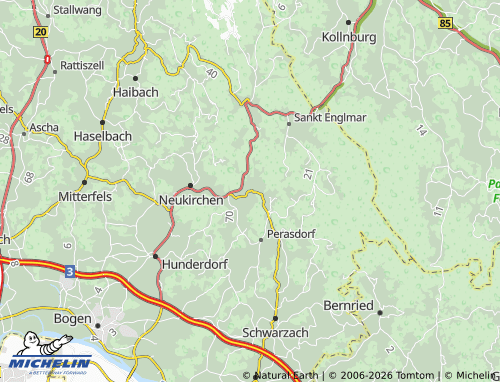 Mapa MICHELIN Obermühlbach - ViaMichelin