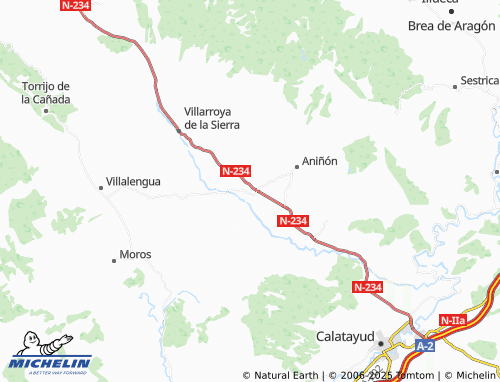 MICHELIN Cervera de la Cañada map - ViaMichelin
