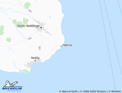 MICHELIN Højerup map - ViaMichelin
