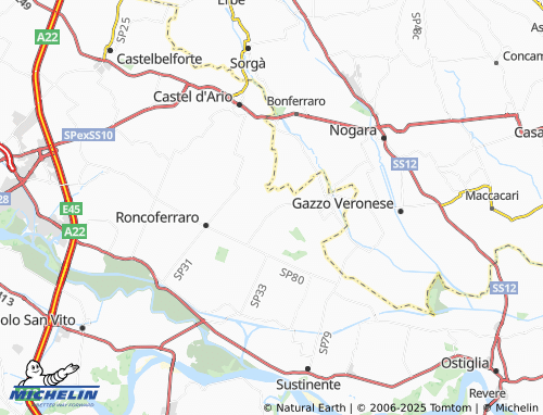 MICHELIN-Landkarte Pradello - ViaMichelin