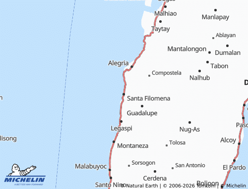 MICHELIN Santa Filomena map - ViaMichelin