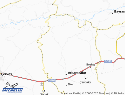 MICHELIN Hüyükköy map - ViaMichelin