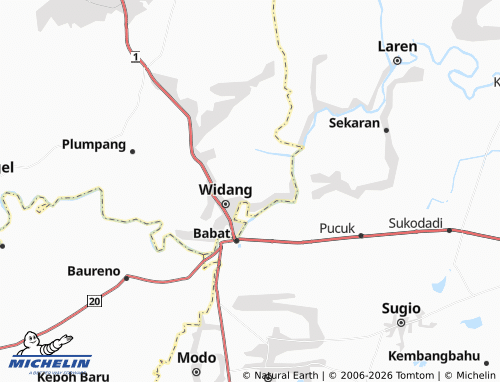 Carte MICHELIN Tegalsari - ViaMichelin