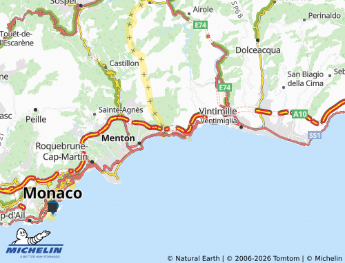 MICHELIN Grimaldi map - ViaMichelin