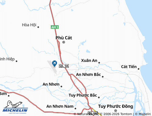 MICHELIN Cát Tường map - ViaMichelin