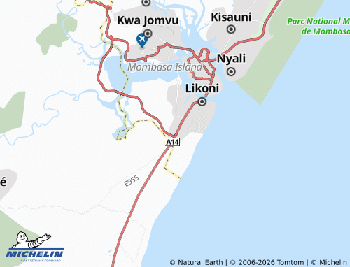 MICHELIN Pungu map - ViaMichelin