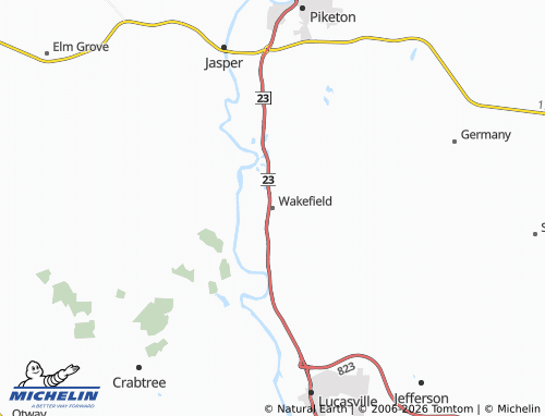 Carte MICHELIN Wakefield - ViaMichelin