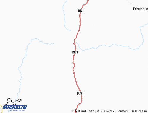 MICHELIN Manankoro map - ViaMichelin