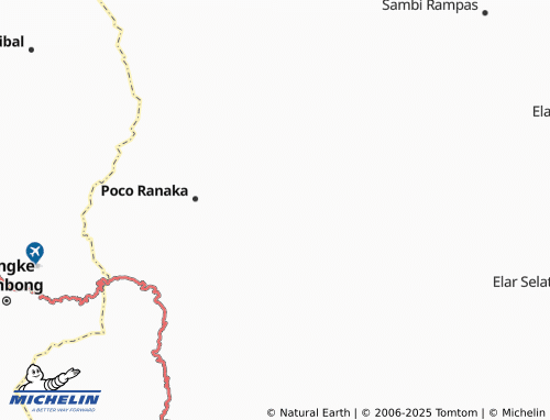 MICHELIN Poco Ranaka Timur map - ViaMichelin