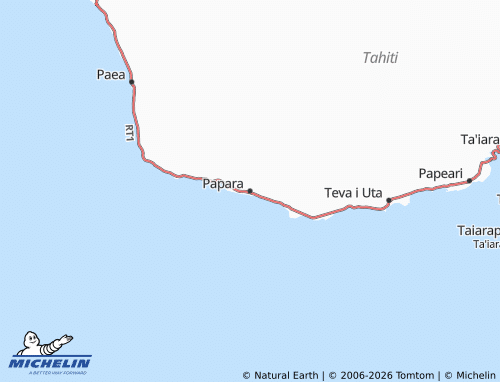 MICHELIN Papara map - ViaMichelin