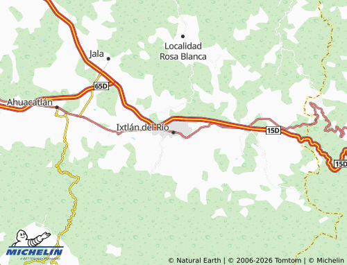 MICHELIN Ixtlán del Río map - ViaMichelin