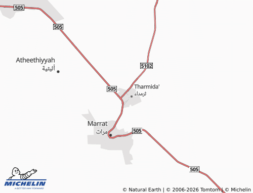 MICHELIN-Landkarte al-Nakheel - ViaMichelin