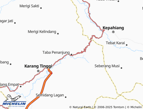 MICHELIN Taba Penanjung map - ViaMichelin