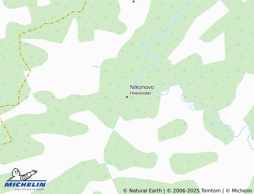 MICHELIN Nikonovo map - ViaMichelin
