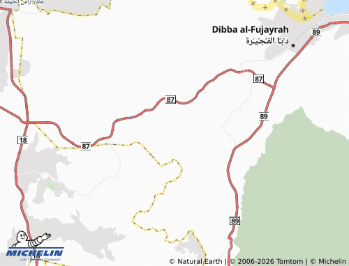 Mappa MICHELIN al-Jurouf - ViaMichelin