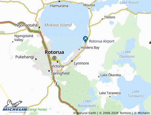 Mapa MICHELIN Ōwhata - ViaMichelin