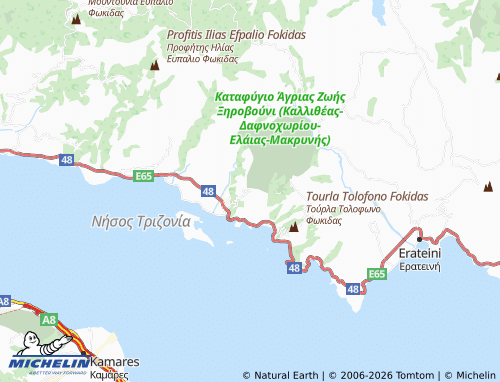 MICHELIN Elaía map - ViaMichelin