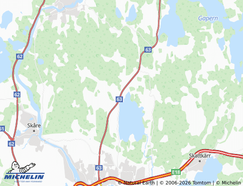Carte MICHELIN Ulvsbyn - ViaMichelin