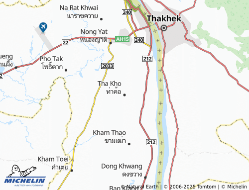 MICHELIN Tha Kho map - ViaMichelin