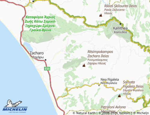 Carte MICHELIN Rodina - ViaMichelin