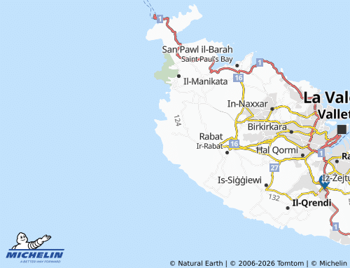 MICHELIN Il-Bahrija map - ViaMichelin
