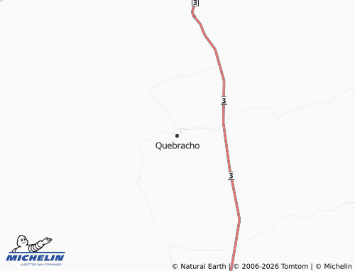 Carte MICHELIN Quebracho - ViaMichelin