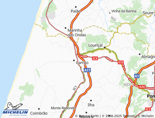 Mapa MICHELIN Matos do Carriço - ViaMichelin