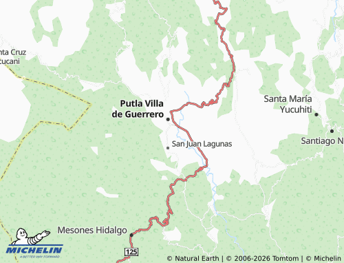 Kaart MICHELIN La Quebradora - ViaMichelin