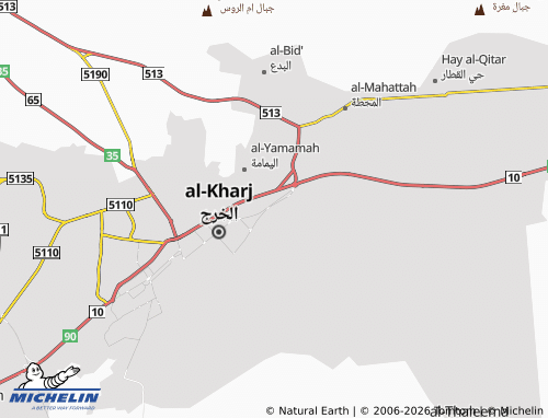 MICHELIN-Landkarte al-Thaqafah - ViaMichelin
