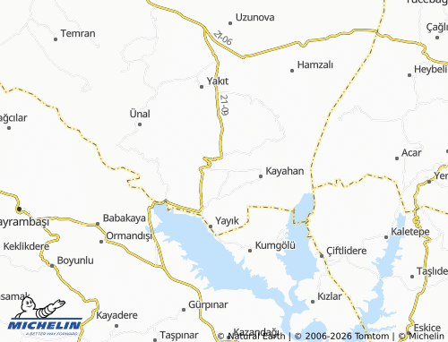Mappa MICHELIN Başbuğ - ViaMichelin