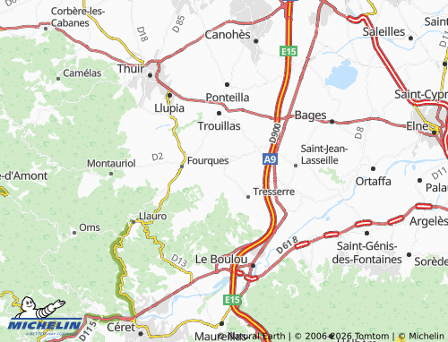 MICHELIN Passa map - ViaMichelin
