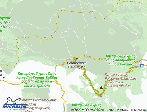 MICHELIN Riza map - ViaMichelin